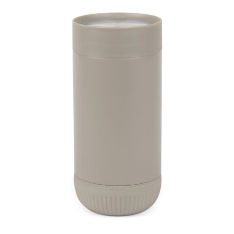 VINGA Erie RCS recycled SS push mug 350 ML brown-brown | No Branding | not available | not available