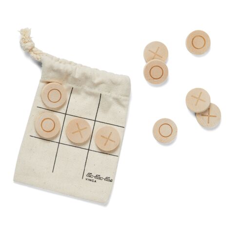VINGA Tic-tac-toe mini game brown | No Branding | not available | not available