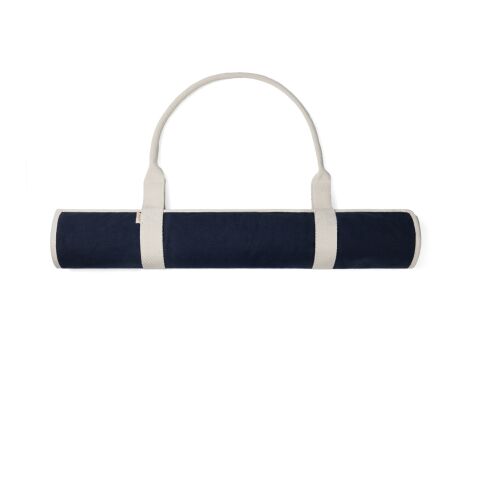 VINGA Volonne AWARE™ recycled canvas beach mat blue-off white | No Branding | not available | not available | not available