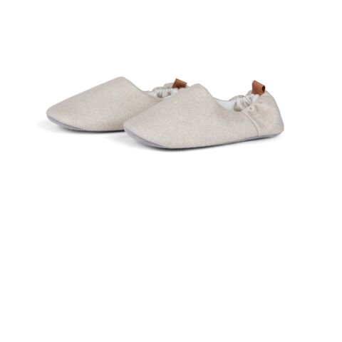 VINGA Moulton RCS RPET slippers L/XL beige-feather grey | No Branding