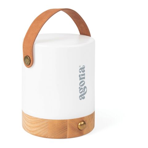 VINGA Narni RCS recycled ABS lantern brown-white | No Branding | not available | not available