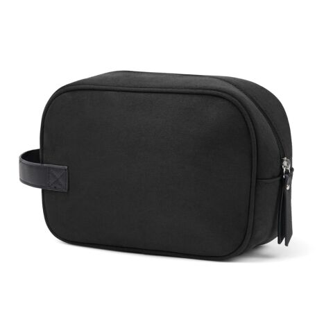 VINGA Marlow RCS recycled polyester toiletry bag black | No Branding | not available | not available