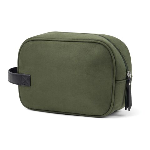 VINGA Marlow RCS recycled polyester toiletry bag green-black | No Branding | not available | not available