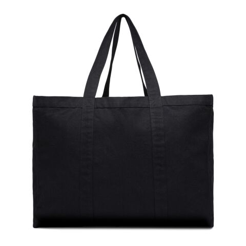 VINGA Hilo AWARE™ recycled canvas maxi tote bag black | No Branding | not available | not available | not available