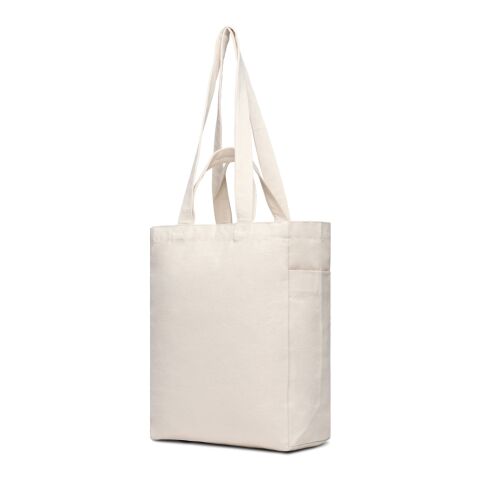 VINGA Hilo AWARE™ recycled canvas zip tote off white