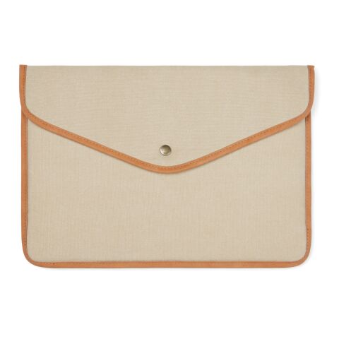 VINGA Bosler GRS recycled canvas 14" laptop sleeve brown | No Branding | not available | not available