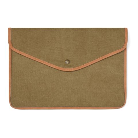 VINGA Bosler GRS recycled canvas 16" laptop sleeve green | No Branding | not available | not available