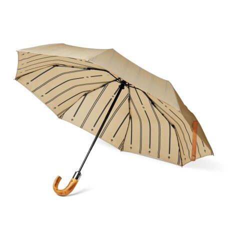 VINGA Bosler AWARE™ recycled pet 21" foldable umbrella brown | No Branding | not available | not available