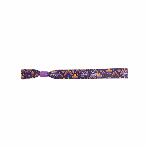 Festival Armband Express Polyester Custom Pantone Colour | Without Branding | White