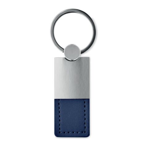 PU and metal leather key ring navy blue | No Branding | not available | not available | not available