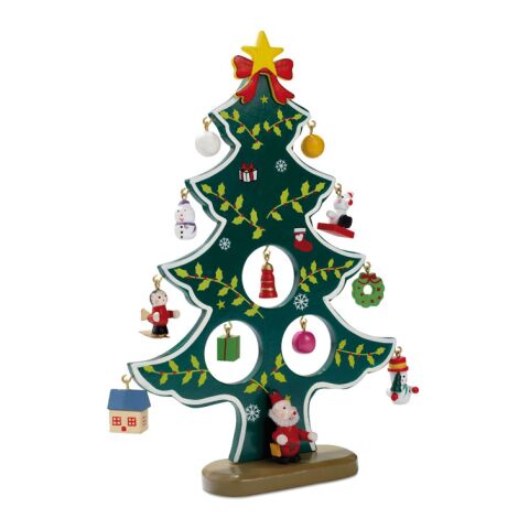 Wooden xmas tree decoration green | No Branding | not available | not available | not available