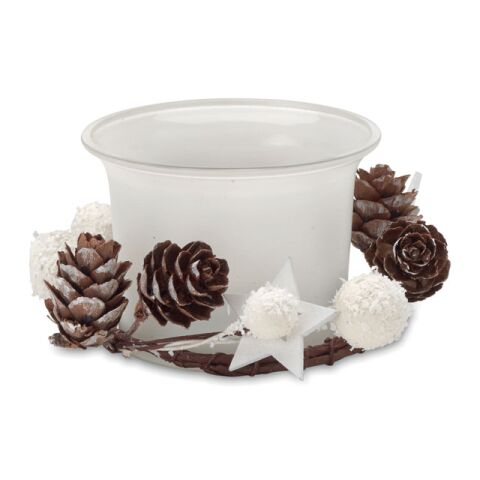 Red Christmas candle holder white | No Branding | not available | not available | not available
