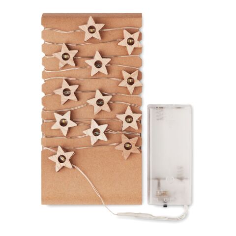 String with 20 star lights wood | No Branding | not available | not available | not available