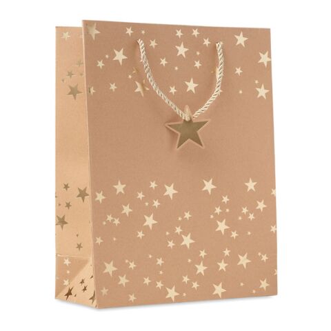 Gift paper bag with pattern gold | No Branding | not available | not available | not available