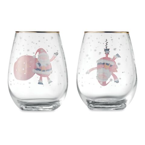 Set of 2 Christmas glasses white | No Branding | not available | not available | not available