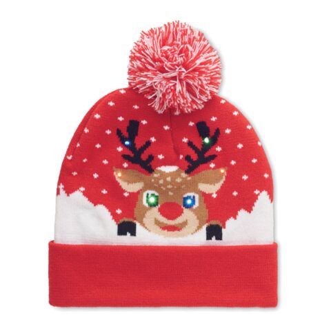 Christmas knitted beanie LED red | No Branding | not available | not available | not available