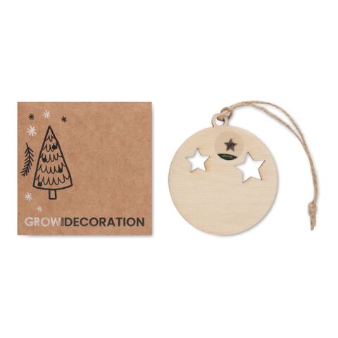Wooden bauble shape hanger wood | No Branding | not available | not available | not available
