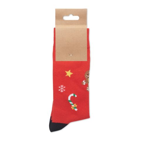 Pair of Christmas socks L red | No Branding | not available | not available | not available