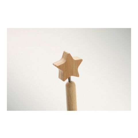 Bamboo star ball pen wood