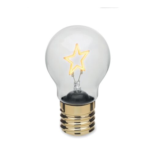 LED decorative bulb yellow