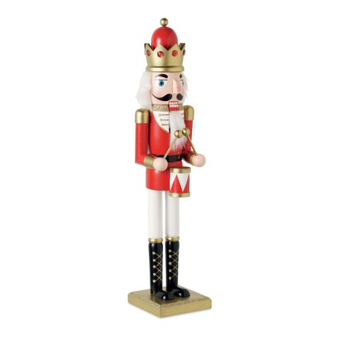 Large wooden nutcracker red