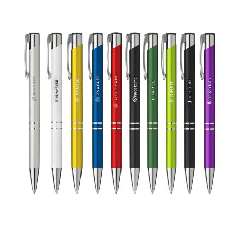 Ebony Metal Pen Silver | Without Branding | Black