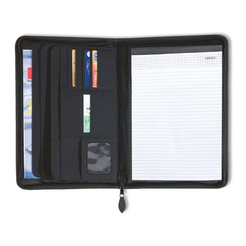 A4 conference folder with card holder black | No Branding | not available | not available | not available