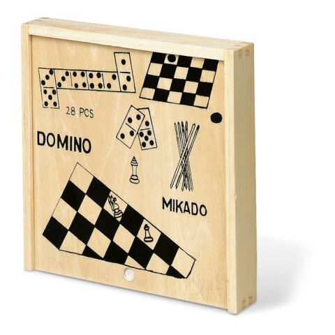 4 games in wooden box wood | No Branding | not available | not available