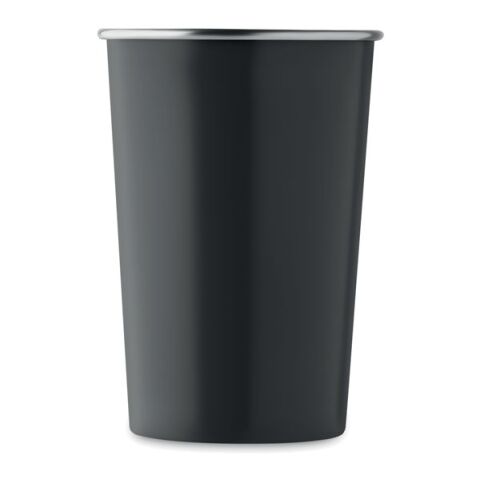 Recycled stainless steel cup black | No Branding | not available | not available