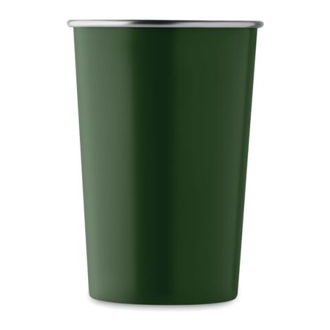 Recycled stainless steel cup Dark green | No Branding | not available | not available