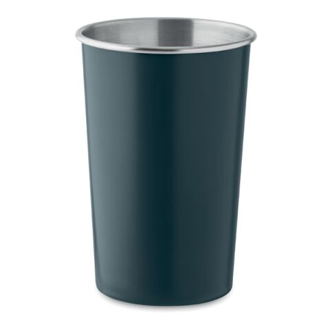 Recycled stainless steel cup navy blue | No Branding | not available | not available
