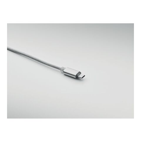 2 in 1 long charging cable silver | No Branding | not available | not available | not available