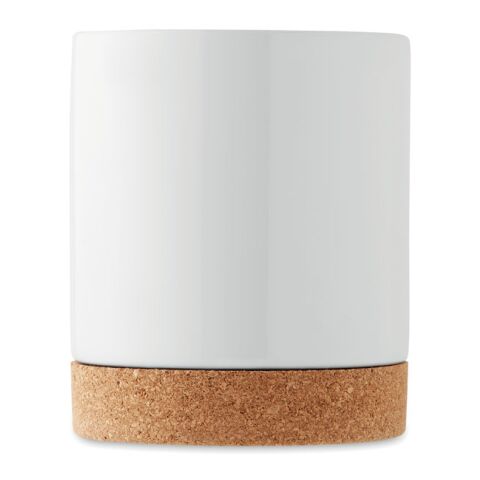 Ceramic cork mug white | No Branding | not available | not available