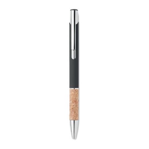 Push button cork &amp; aluminium pen black | No Branding | not available | not available
