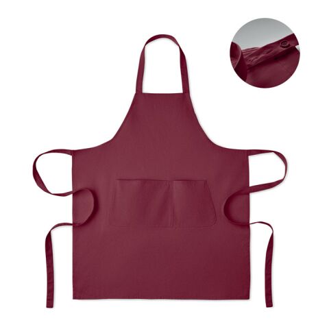 Organic cotton apron 240 gr/m² Burgundy | No Branding | not available | not available | not available