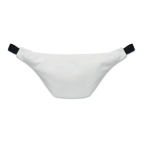 Soft PU waist bag white | No Branding | not available | not available