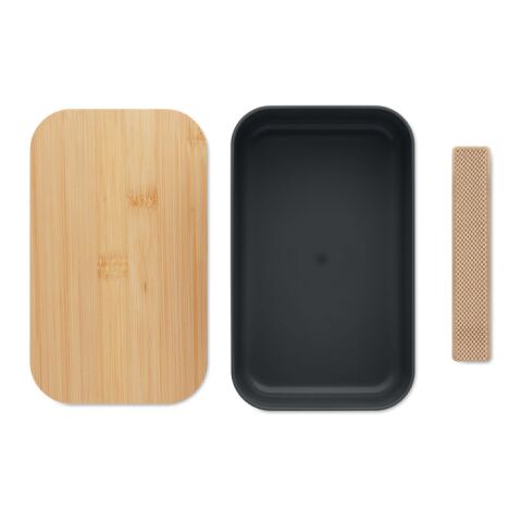 PLA corn lunch box 1000ml black | No Branding | not available | not available | not available