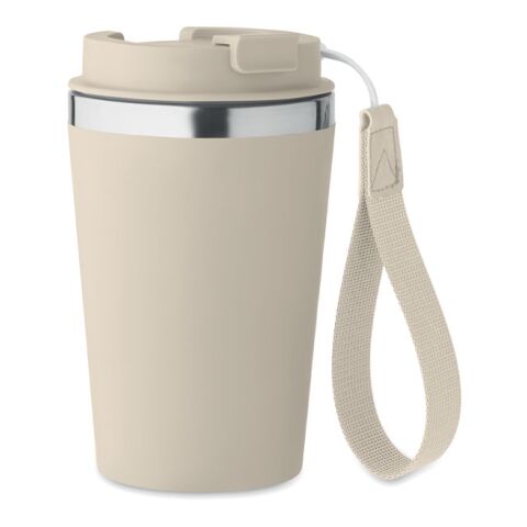 Double wall tumbler 350 ml beige | No Branding | not available | not available | not available