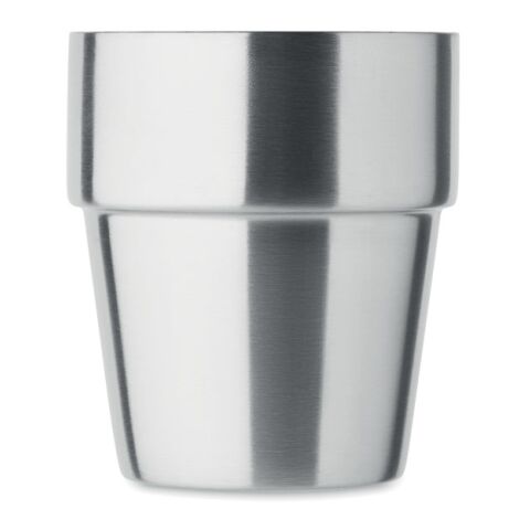 Double wall tumbler 250 ml matt silver | No Branding | not available | not available | not available