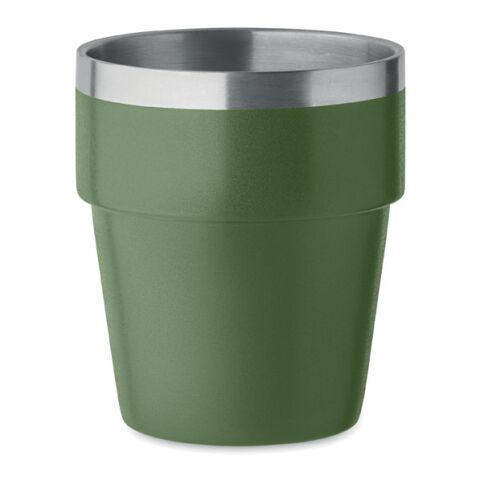 Double wall tumbler 250 ml Dark green