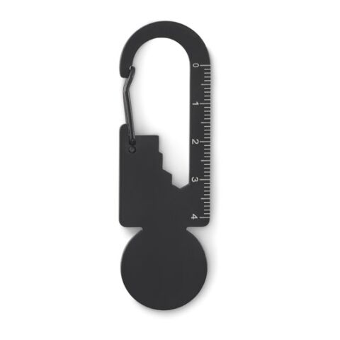 Multifunctional key ring token black | No Branding | not available | not available