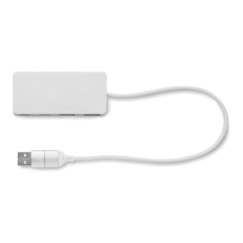 USB hub 4 ports 27,5 cm wood | No Branding | not available | not available | not available