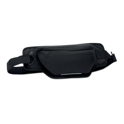 Hiking waist bag in 420D nylon black | No Branding | not available | not available | not available