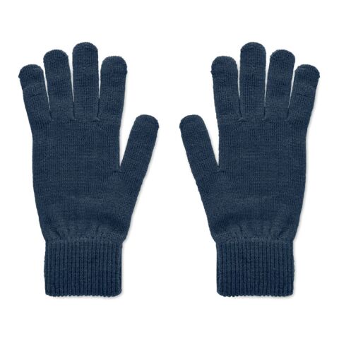 Knitted gloves in RPET navy blue | No Branding | not available | not available | not available