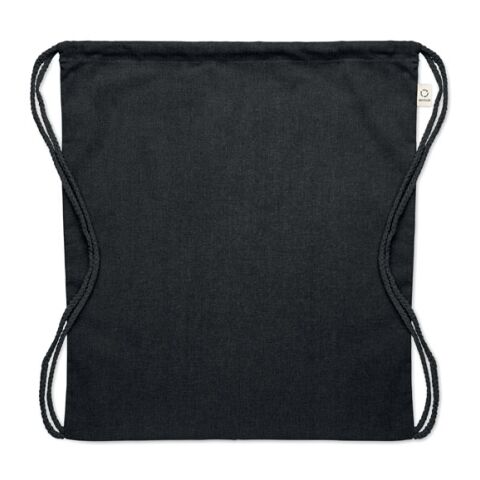 Recycled 140 gr/m² cotton bag black | No Branding | not available | not available | not available