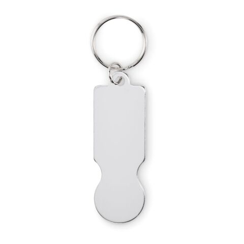 Key ring with trolley token silver | No Branding | not available | not available