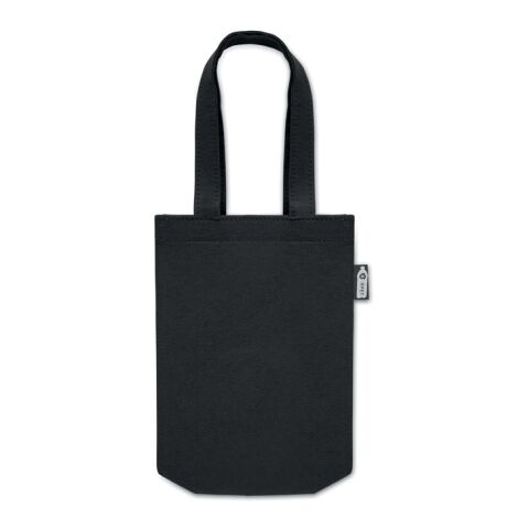 Small RPET felt gift bag black | No Branding | not available | not available | not available