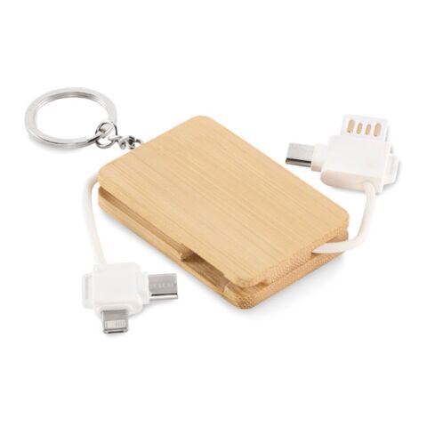 Key ring charging cable wood | No Branding | not available | not available | not available