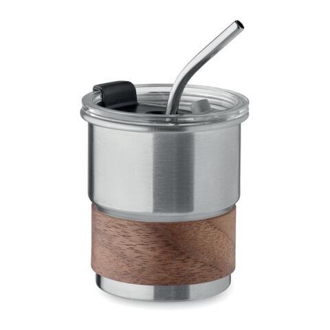 Single wall tumbler 260 ml matt silver | No Branding | not available | not available
