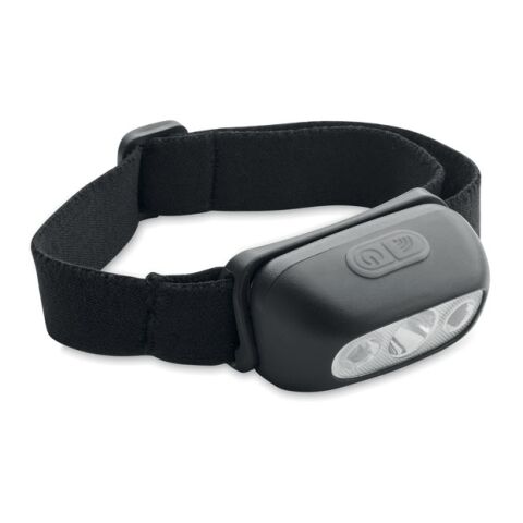 Rechargeable LED head torch black | No Branding | not available | not available